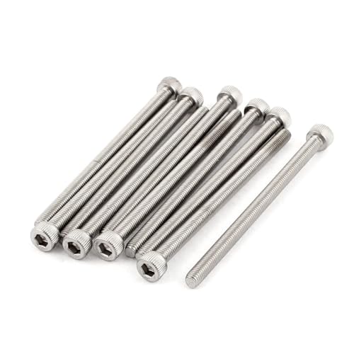 TOP-VIGOR 10Pcs M5-0.8 x 80mm Hex Socket Head Cap Screws, Allen Socket Drive DIN912, 304 Stainless Steel Replacement Machine Fastener Screws for Bicycle Motorcycle Machine Repairment - size: M5 x 80mm x 10pc