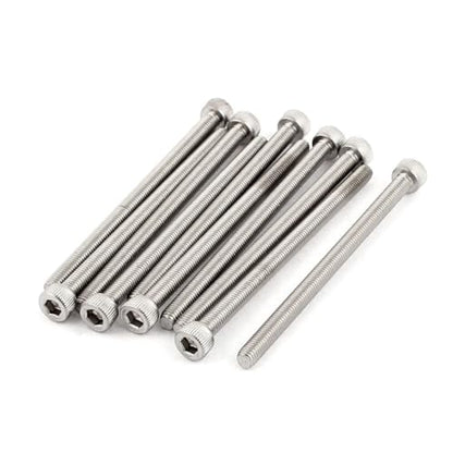 TOP-VIGOR 10Pcs M5-0.8 x 80mm Hex Socket Head Cap Screws, Allen Socket Drive DIN912, 304 Stainless Steel Replacement Machine Fastener Screws for Bicycle Motorcycle Machine Repairment - size: M5 x 80mm x 10pc