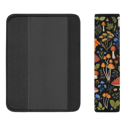 1 Pair Universal Soft and Comfortable Car Seat Belt Pad for Girls and Boys, Most Cars, Mushroom Black Harness Pads Strap, Neck and Shoulder Support - color: Pattern 629