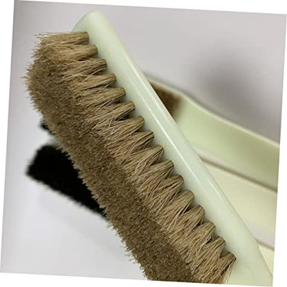 Healifty 2Pcs Boars Hair Climbing Brush Sturdy Handle for Bouldering and Rock Cleaning Portable Sports Cleaning Tool