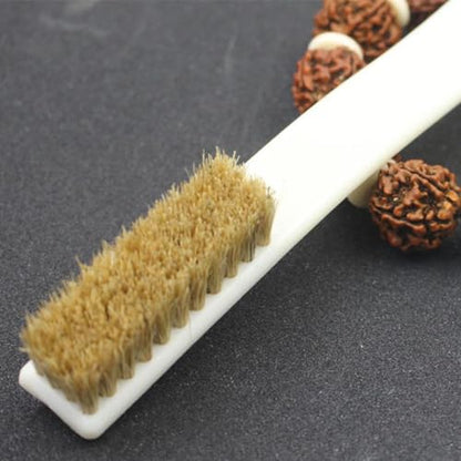 Ciieeo 2pcs Climbing Rocks Brush with Boars Hair Bristles and Sturdy Handle, Outdoor Bouldering Stone Cleaning Tool for Sports Climbing Supplies