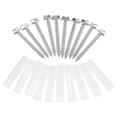 10 Sets Tv Mounting Hardware Kit Reliable Drywall Anchors and Screws for Secure Installation of Wall Mount Brackets for Tvs and Picture Hanging