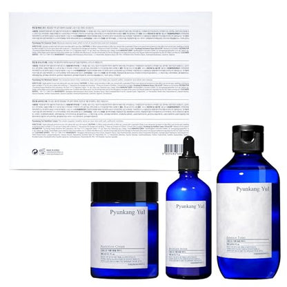 Pyunkang Yul PKY Barrier Line Skincare Gift Set, Holiday Essentials for Moisturizing & Nourishing, Toner, Serum & Face Cream, Ideal for Gifting (3-Item Set) - color: Barrier line(Gift-Wrapped)