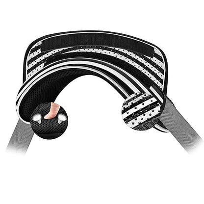 ZINZ Universal Shoulder Pad with Ultra Thick Cushion for Bag Luggage Bag Crossbody, Plus Long & Anti-Slip & Breathable,Black & White Stripes - color: Black & White Stripes