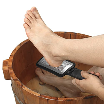 Colossal Pedicure Rasp Foot File, Professional Foot Care Pedicure Stainless Steel File to Removes Hard Skin, Can Be Used On Wet Feet