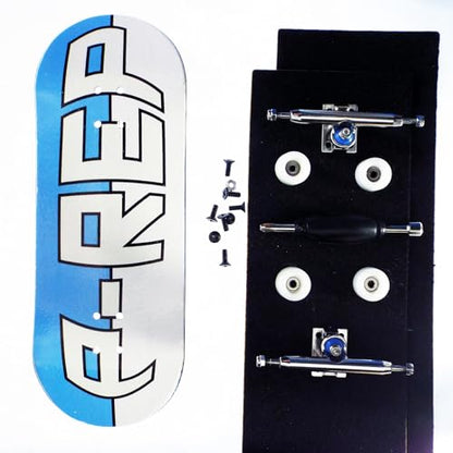 P-REP V2 Pro Performance Complete Wooden Fingerboard kit with Urethane Wheels and Bushings 34mm - Large Logo - color: Large Logo