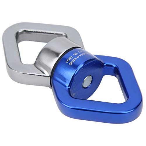 RiToEasysports Climbing Rotational Device, 360 Degree with Sealed Steel Ball Bearings for Rock Climbing Swing Aerial Yoga Hammock - color: Bluish Grey