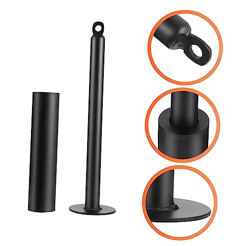 KESYOO Weight-Bearing Dumbbell Bracket Loading Pin Steel Barbell Weight Stand for Fitness Equipment Adjustable Load Tray for Home Gym