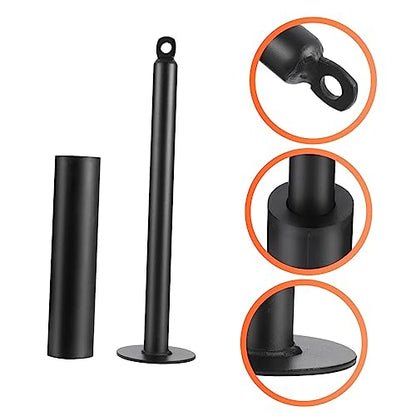 KESYOO Weight-Bearing Dumbbell Bracket Loading Pin Steel Barbell Weight Stand for Fitness Equipment Adjustable Load Tray for Home Gym