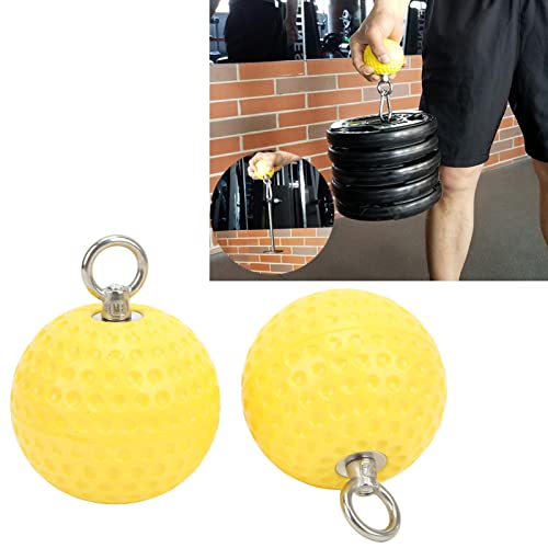 1 Pair Set Climbing Pull Up Power Ball Hold Grips, Non Slip Rock Climbing Holds Pull Up Power BallDurable and Non Slip Hand Grips Strength Trainer Exerciser - size: 97mm model