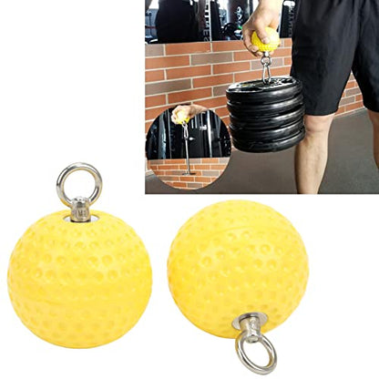1 Pair Set Climbing Pull Up Power Ball Hold Grips, Non Slip Rock Climbing Holds Pull Up Power BallDurable and Non Slip Hand Grips Strength Trainer Exerciser - size: 97mm model