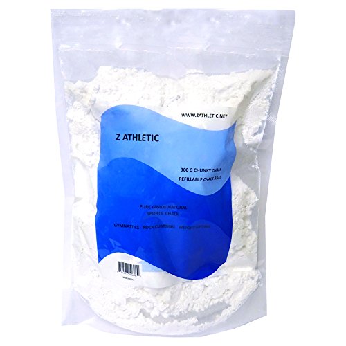 Z Athletic Chunky Chalk and Optional Refillable Chalk Ball, Packaging May Vary - style: 2oz Refillable Chalk Ball + 10.5oz Chalk