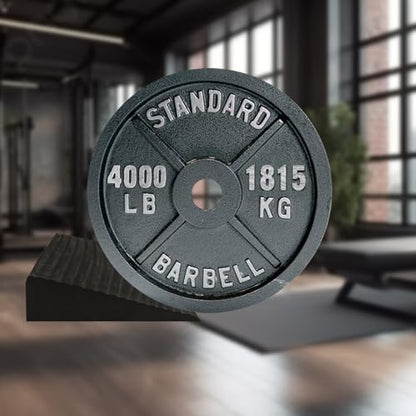 UKIA Large Slant Board Squat Wedge - Heel Elevated Squat Platform for Weightlifting & Mobility Improvement