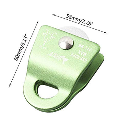 Flexible 2000kg Active Pulley Block 360 Pulley for Outdoor Ice Belt Lifting Sling Rock Climbing Rope Pulley Block Pulley bl