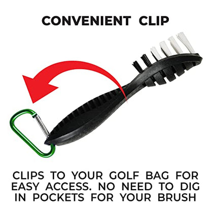 SOFTSPIKES ProSoft Brush Black and White, Medium