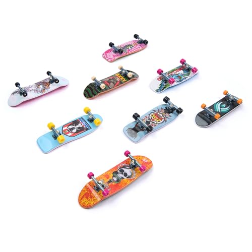 Tech Deck Powell Peralta Sk8shop Bonus Pack Customizable Fingerboards Set | Customize 8 Boards with Skate Tool, Mini Ramp for Epic Tricks, Fidget Skateboard Toy Gifts for Kids & Collectors Ages 6