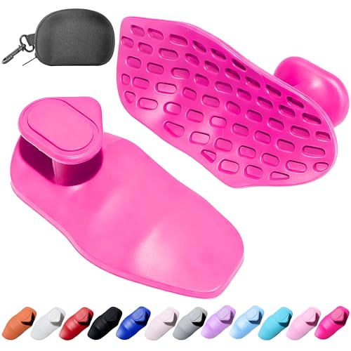 Silicone Gym Grips for Weight Lifting,Workout Gloves Alternative | Anti Slip Gym Workout Grip for Women Men,Rubber Gym Hand Grips-Weightlifting Grips Pad for Barbell,Pull Up,Ryptfit,Training - color: Hot Pink, size: Medium