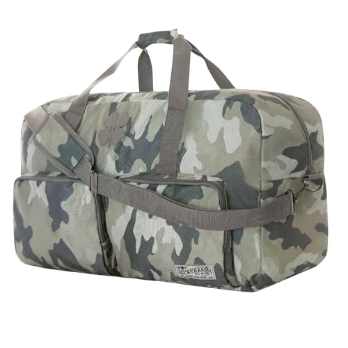 Lucky Travel Duffel Bags 65L, Gym Bag, Travel Bag & Large Duffle Bag for Men, Foldable Overnight Weekender Bags for Women & Men with Adjustable Shoulder Strap, Camo - color: Camo, size: 65L