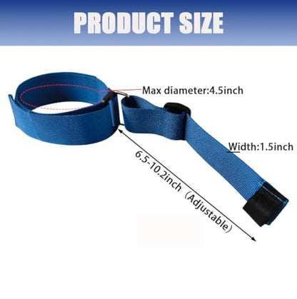 Arm Swing Trainer, 90 Degree Running Form Aid for Speed & Agility Training, Adjustable Strap to Improve Endurance, Prevent Arm Crossing in All Sports, Help Athletes Run Faster - size: Large(Blue)