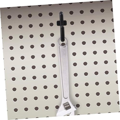 Kisangel 10pcs Plastic Pegboard Hooks Heavy Duty Pegboard Accessories for Garage Tool Storage Hanging Board Hooks for Organization and Wall Display