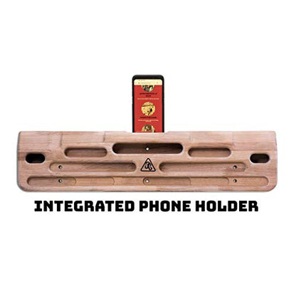 USA-Made Wood Hangboards - The Ultimate Wooden Rock Climbing Hangboards/Fingerboards - style: Buddyboard Plus