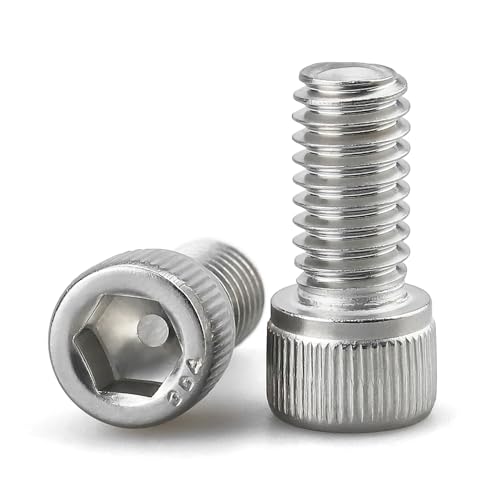 3/8-16 x 5/8" Socket Head Cap Screw Bolt, 304 Stainless Steel 18-8, Allen Hex Drive, Coarse Thread UNC, 10 PCS - size: 3/8-16 x 5/8"