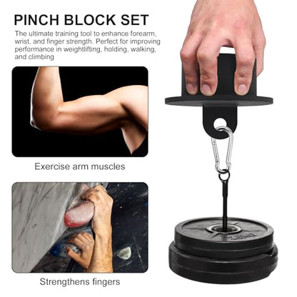 Block Strength Set, Workout Climbing Power Grip, Hand Grip Tool For Cable Machine, Forearm Finger Exerciser With Loading Pin, Strengthener Equipment Climbing Training - color: Circle