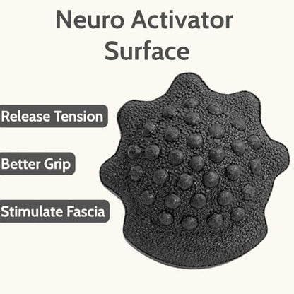 Rollga ACTIVATOR - Massage Ball for Myofascial Release & Trigger Points | Patented Design Relieves Headaches, Neck Tension, & Plantar Fasciitis Through Deep Tissue Trigger Point Release