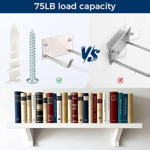 530PCS Wall Anchors Assortment Kit with Drywall Anchors and Screws, Picture Hangers, 6 Sizes Picture Frame Hanging Kit