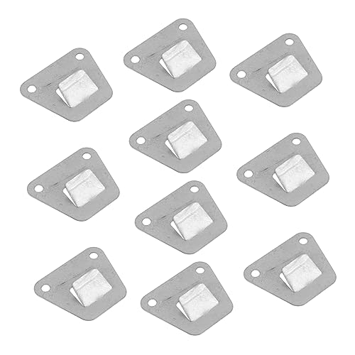 COHEALI 10Pcs Stainless Steel Kitchen Hanging Hooks Easy to Install Cooker Hood Accessories for Range Hood Storage and Organization