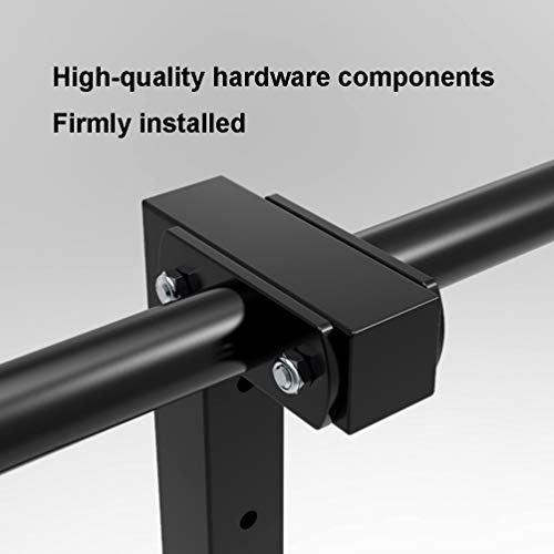 Pull-Up Bars Wall-Mounted Chin Up Bar, Height-Adjustable Ceiling Horizontal Bar, Upper Body Muscle Exercise Suspension Bar, Safe and Stable, Load 300kg