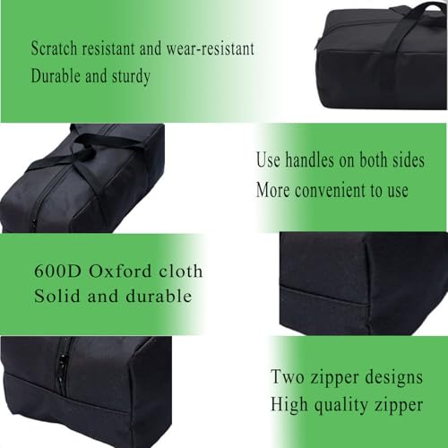 Sport Duffel Bag,Heavy Duty Canopy Tent Bag & Grill Tool Organizer - XL Water-Resistant Storage for Pop Up Shelter, Camp Chairs, Hammock Stand & BBQ Utensils (55''(L) x7.87''(W) x7.87''(H)) - size: 55''(L) x7.87''(W) x7.87''(H)