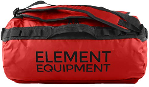 Element Equipment Trailhead Duffel Bag Shoulder Straps Waterproof Red Large - color: Red, size: Large 85 Liters