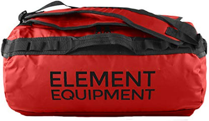 Element Equipment Trailhead Duffel Bag Shoulder Straps Waterproof Red Large - color: Red, size: Large 85 Liters