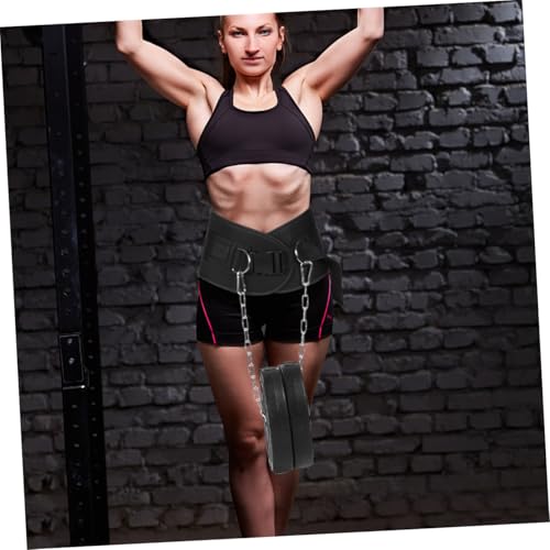GLEAVI Weighted Dip Belt with Chain for Pull-up and Weightlifting, Thickened Steel Training Belt for Muscle Strengthening, Fitness Resistance Equipment for Gym and Home Workouts