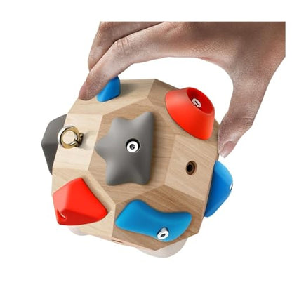 Handcrafted Boulder Block for Climbers, Rock Climbing Ball for Build Strength and Precision, Finger Strength Training Climbing Ball Gifts for Rock Climbers Enthusiasts - color: 1 pack