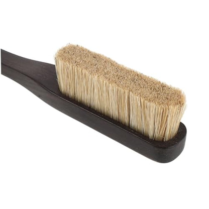 Mikinona Outdoor Climbing Chalk Brush with Wooden Handle and Fine Boar Hair Bristles for Efficiently Removing Chalk and Dirt from Natural Rock Holds, for Workouts and Outdoor Climbing