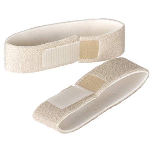 Flents Finger & Toe Wraps, Compression Support Straps, 2 Pack, USA Made | Hook And Loop Closure Provides Adjustable Secure Fit, Helps Stabilize Digits During Recovery, Easy to Use, Comfortable Design - size: Round