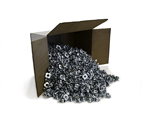 Escape Climbing 100 Pack Stainless Steel Four Pronged T-Nut | Durable Steel Hardware for Rock Climbing Holds | Easy Installation