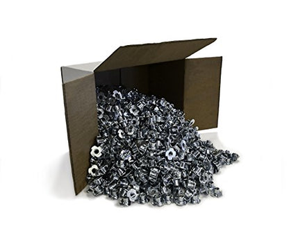 Escape Climbing 100 Pack Stainless Steel Four Pronged T-Nut | Durable Steel Hardware for Rock Climbing Holds | Easy Installation