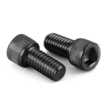 M5 x 12mm Socket Head Cap Screws, Grade 12.9 Alloy Steel Black Oxide, Allen Socket Drive, Full Thread, 50 PCS - size: M5 x 12mm