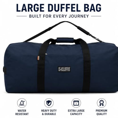 Heavy Duty Cargo Duffel Large Sport Gear Drum Set Equipment Hardware Travel Bag Rooftop Rack Bag - color: Navy, size: 24" x 12" x 12"