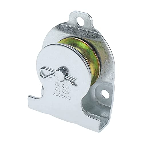 Ceiling Mount Single Pulley 1-1/2 Inch Wall Mount Pulley Ceiling Pulley for 3/8" Wire or Rope, 4 Packs (1)