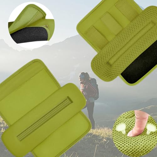 ZINMARK 2-Pack Shoulder Pad Ultra-Thick Tactical Vest Cushion for Laptop Bags, Messenger Bags, Briefcase Bags, Luggage Bags, Tool Bags, Travel Bags and Most Bags, Army Green - color: Army Green
