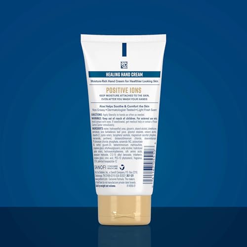 Gold Bond Healing Hand Cream with Aloe, Rich Moisturizer for Dry to Extra Dry Skin, Hydration that Lasts Through Handwashing, Non-Greasy, Dermatologist Tested, Light Scent, 3 Oz On-The-Go Tube - size: 3 Ounce (Pack of 1)