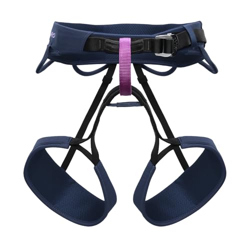 KAILAS Airo Rock Climbing Harness Men Roofing Harnesses Rescue Mountaineering Safety Belt Women Comfortable Lightweight - color: Navy Blue, size: Medium