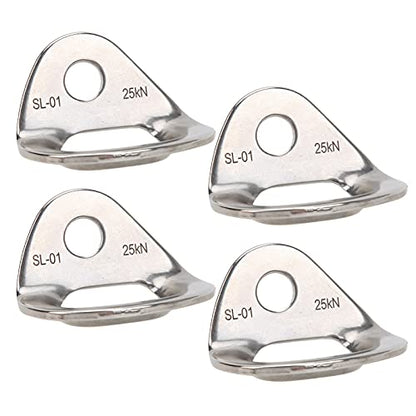 Climbing Bolts Hanger, 4PCS Climbing Anchor Bolt Stainless Steel Rock Anchor for Rappelling Aerial Work