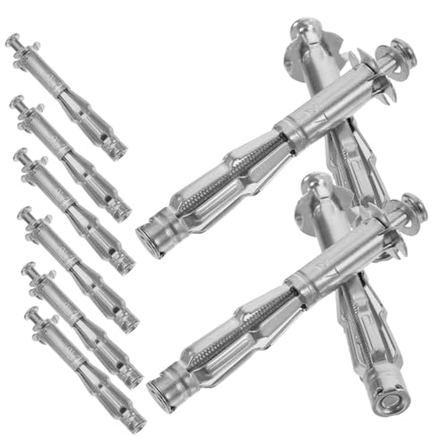 Cabilock 22sets Hollow Door Anchor Kit of Expansion Bolts Screws and Nuts for Drywall Ceiling and Wall Fixing Heavy Duty