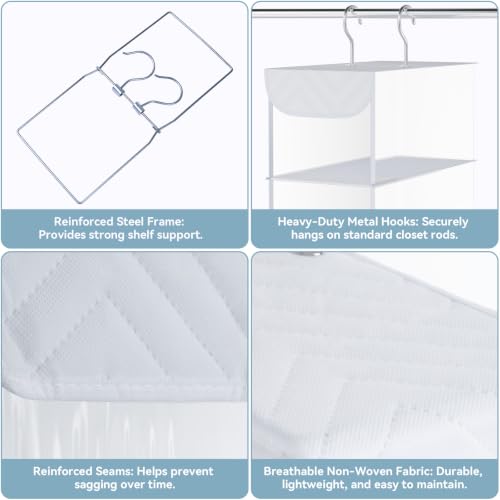 Whitmor 10 Section Hanging Shoe Shelf