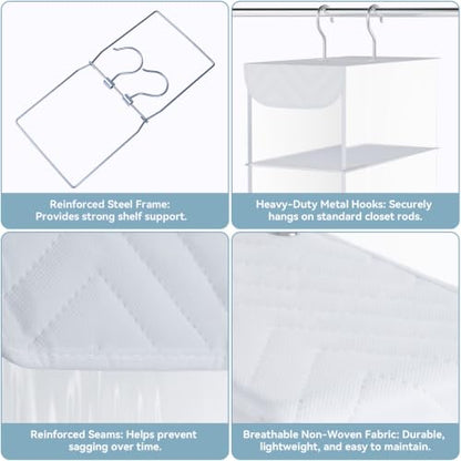 Whitmor 10 Section Hanging Shoe Shelf